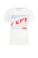 tričko cameo | regular fit Pepe Jeans London 	biela	