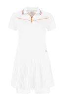 šaty do tenisa + šortky EA7 	biela	