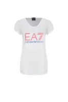tričko | slim fit EA7 	biela	
