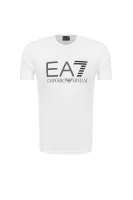 t- shirt EA7 	biela	