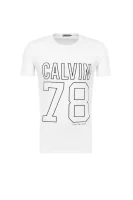 tričko timball 78 | slim fit CALVIN KLEIN JEANS 	biela	