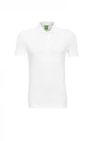 polo tričko c-firenze/logo BOSS GREEN 	biela	