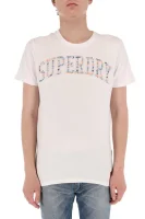tričko varsity embossed | regular fit Superdry 	biela	