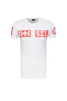 tričko t-diego so | regular fit Diesel 	biela	