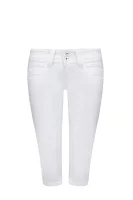 šortky venus crop | slim fit | low rise Pepe Jeans London 	biela	