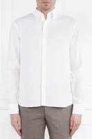 Ľanová košeľa | Regular Fit Oscar Jacobson 	biela	
