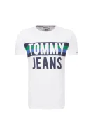 tričko colorblock Tommy Jeans 	biela	
