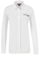 košeľa raque | fitted fit Tommy Hilfiger 	biela	
