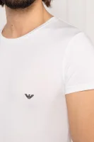 tričko | slim fit Emporio Armani 	biela	