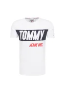 tričko heavy logo | regular fit Tommy Jeans 	biela	