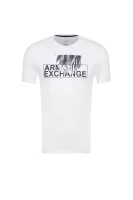 tričko | slim fit Armani Exchange 	biela	