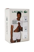 Tričko 3-balenie | Regular Fit Lacoste 	biela	