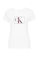 tričko outline monogram | regular fit CALVIN KLEIN JEANS 	biela	