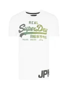 tričko vintage logo 1st | regular fit Superdry 	biela	