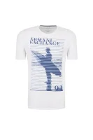tričko | slim fit | pima Armani Exchange 	biela	