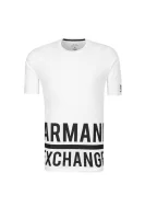 tričko | loose fit Armani Exchange 	biela	