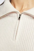 Vlnený sveter | Cropped Fit Patrizia Pepe 	biela	