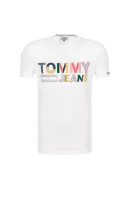tričko Tommy Jeans 	biela	