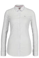 košeľa | slim fit Tommy Jeans 	biela	