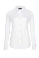 košeľa | slim fit Love Moschino 	biela	