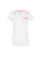 polo tričko | slim fit EA7 	biela	