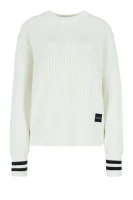 sveter | regular fit | s prímesou vlny Calvin Klein 	krémová	