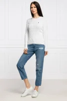 sveter | slim fit POLO RALPH LAUREN 	biela	
