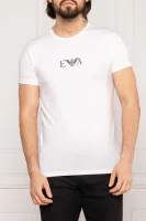 tričko 2-pack | regular fit Emporio Armani 	biela	