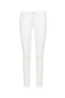 džínsy fringe detail Karl Lagerfeld 	biela	