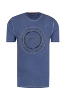 tričko | extra slim fit GUESS 	modrá	