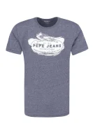 tričko griffo | regular fit Pepe Jeans London 	modrá	