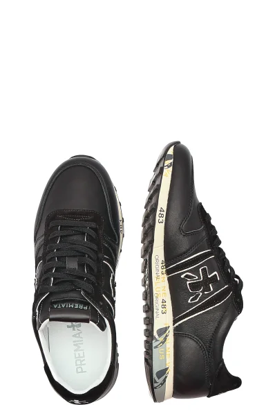 Sneakersy ERIC | s prímesou kože Premiata 	čierna	