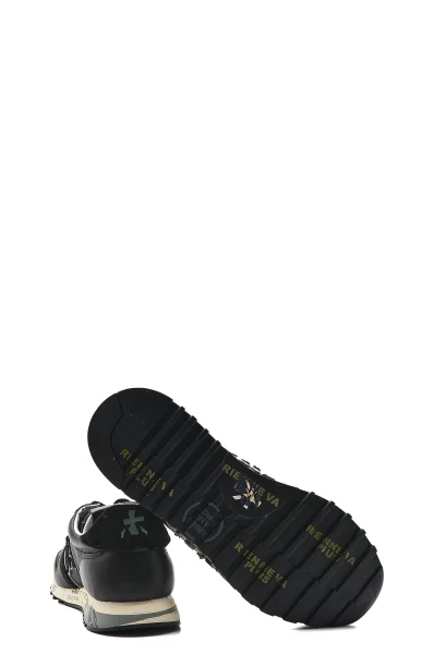 Sneakersy ERIC | s prímesou kože Premiata 	čierna	