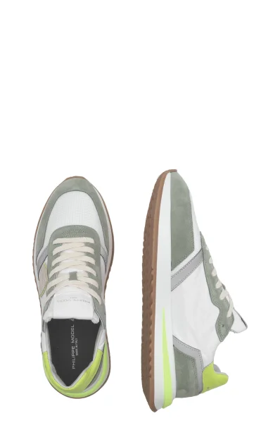 Kožené sneakersy Philippe Model 	zelená	