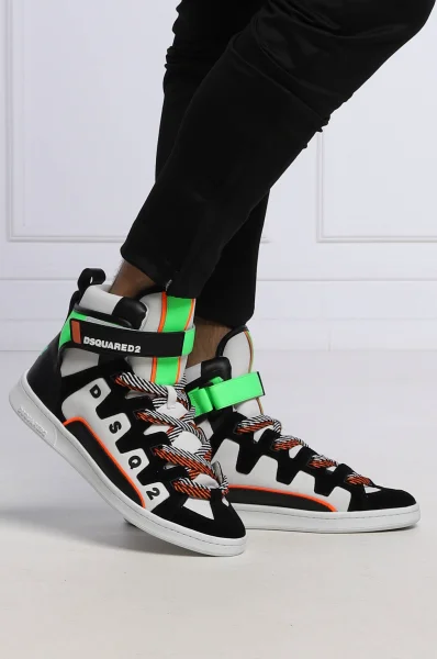 Kožené sneakersy BOXER Dsquared2 	viacfarebná	