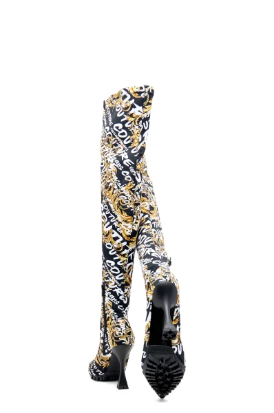 Kozačky na ihličkovom podpätku Versace Jeans Couture 	viacfarebná	