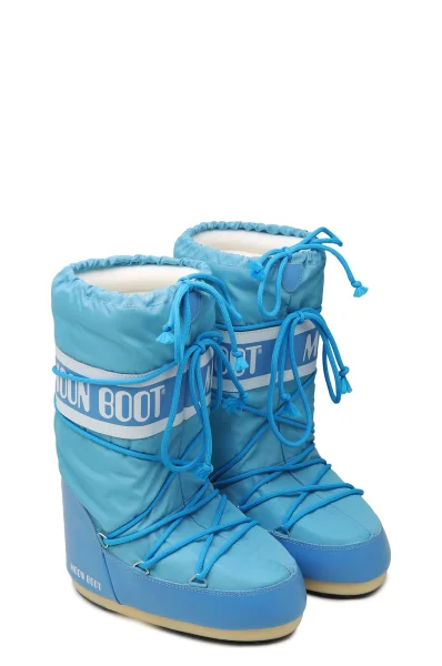 Zateplené snehule Moon Boot 	modrá	