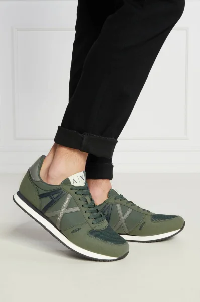 Sneakersy Armani Exchange 	zelená	