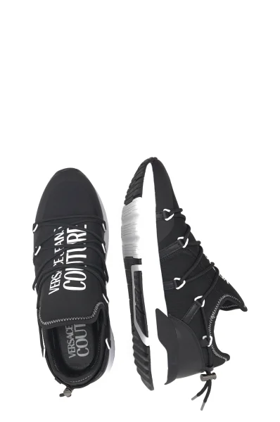 Sneakersy NEOPRENE | s prímesou kože Versace Jeans Couture 	čierna	