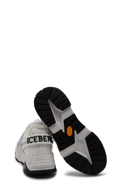 Kožené sneakersy Iceberg 	biela	