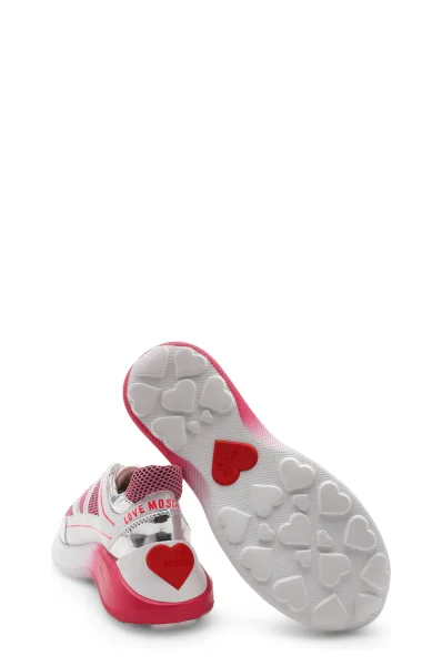 Sneakersy Love Moschino 	biela	