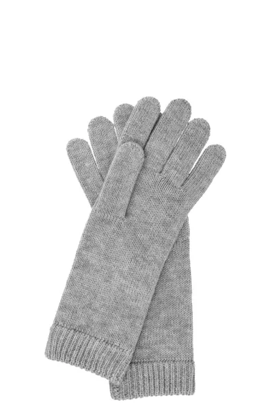 Vlnené rukavice Twinset U&B 	sivá	