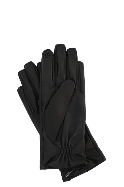 kožené rukavice TWINSET 	čierna	