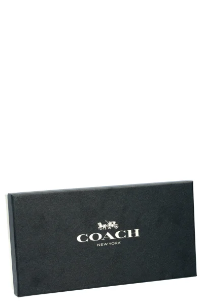 Kožený peňaženka Coach 	čierna	