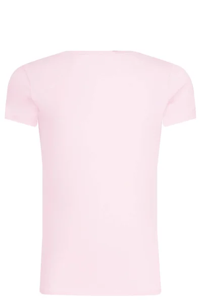 tričko essential | regular fit Tommy Hilfiger 	púdrovo ružová	