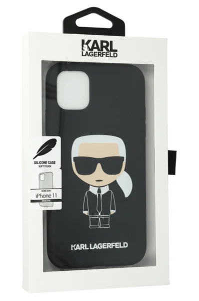 Puzdro na telefón IPHONE 11 Karl Lagerfeld 	čierna	