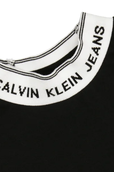 Blúzka | Regular Fit CALVIN KLEIN JEANS 	čierna	