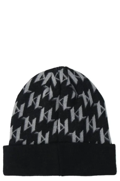 Vlnená čiapka Karl Lagerfeld 	čierna	