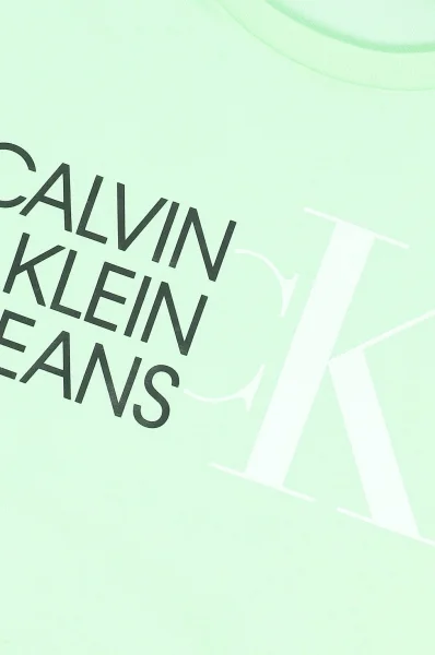Tričko | Slim Fit CALVIN KLEIN JEANS 	mätová	