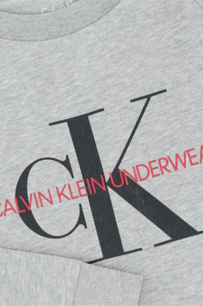 mikina | regular fit Calvin Klein Underwear 	sivá	